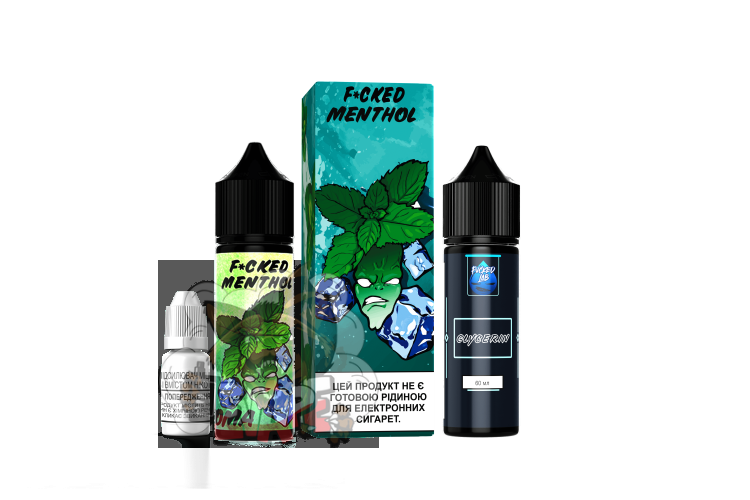 FUCKED Organic - Menthol [ Набір 0 / 3 mg, 60 ml ] для Vape, 270 грн.