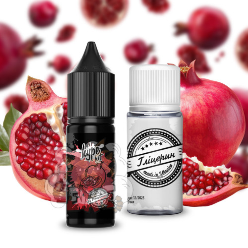 Hype Salt - Pomegranate [ Набір 25 / 50 mg, 15 ml ]   для Vape, 200 грн.