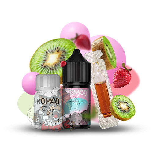 NOMAD - Bubblegum Trip [ Набір 30 / 50 mg, 30 ml ]  для Vape, 300 грн.