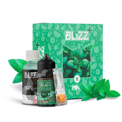 BLIZZ Plus Salt - Mint [ Набор, 25 / 50 / 65 mg, 30 ml ]   для Vape, 320 грн.