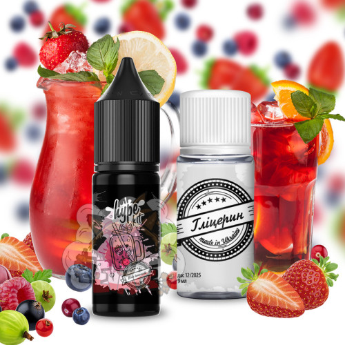 Hype Salt - Pink Lemonade [ Набір 25 / 50 mg, 15 ml ] для Vape, 160 грн.