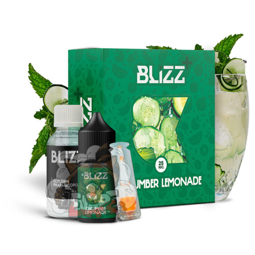BLIZZ Plus Salt - Cucumber Lemonade [ Набор, 25 / 50 / 65 mg, 30 ml ] для Vape, 320 грн.
