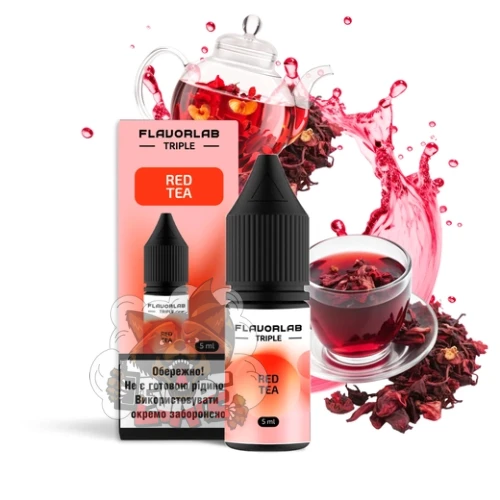 FlavorLab Triple - Red Tea [ Набір 50 mg, 10 ml ]  для Vape, 120 грн.