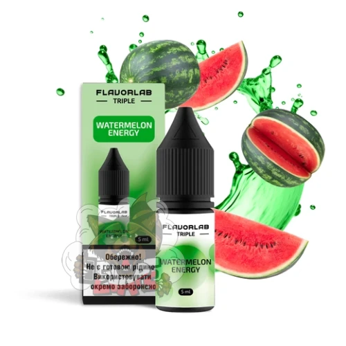 FlavorLab Triple - Watermelon Energy [ Набір 50 mg, 10 ml ]   для Vape, 180 грн.