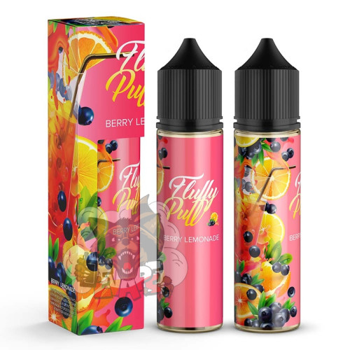 Fluffy Puff Organic - Berry Lemonade [ Набір 0 / 3 mg, 60 ml ]  для Vape, 218 грн.