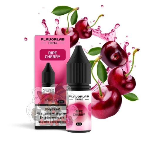 FlavorLab Triple - Ripe Cherry [ Набір 50 mg, 10 ml ]   для Vape, 180 грн.