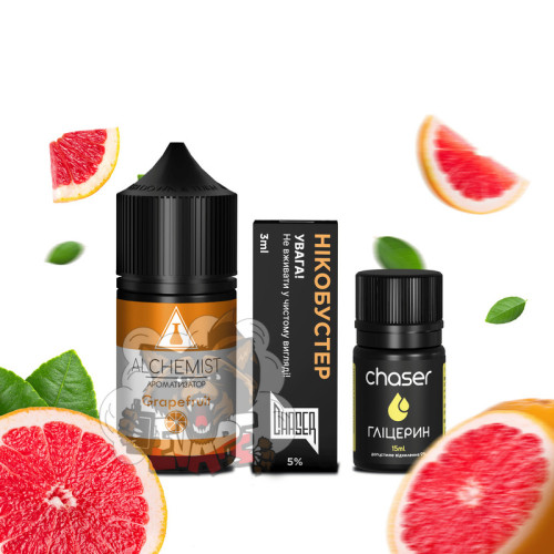 Alchemist Salt - Grapefruit [ Набор 50 mg, 30 ml ] для Vape, 360 грн.