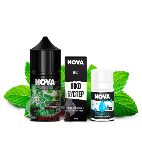 NOVA - Spearmint [ Набір 50 mg, 30 ml ] для Vape, 260 грн.