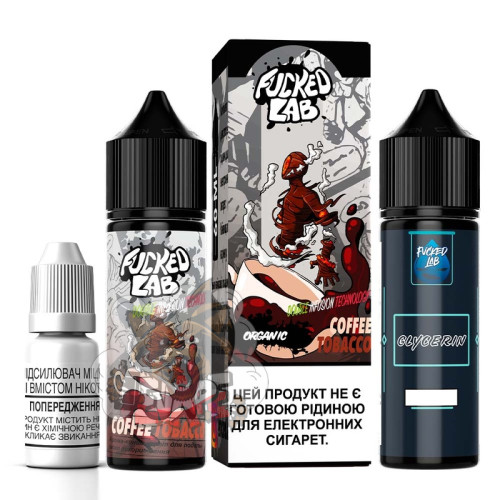 FUCKED Platinum Organic - Coffee Tobacco [ Набір 0 / 3 mg, 60 ml ] для Vape, 270 грн.