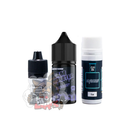 MONSTER Jam Salt - Blackberry [ Набір 25 / 50 mg, 30 ml ] для Vape, 650 грн.