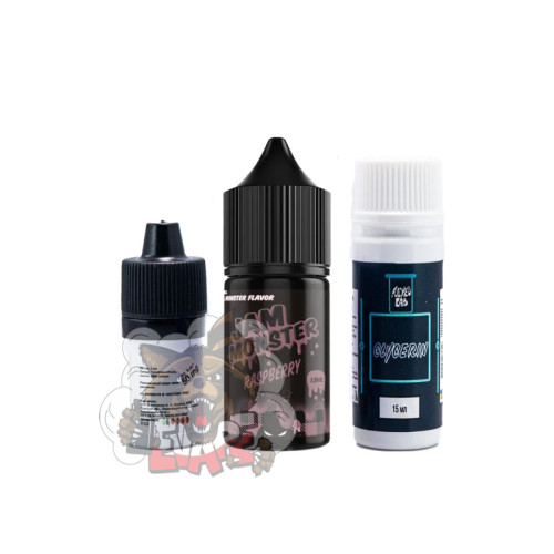 MONSTER Jam Salt - Raspberry [ Набір 25 / 50 mg, 30 ml ] для Vape, 650 грн.