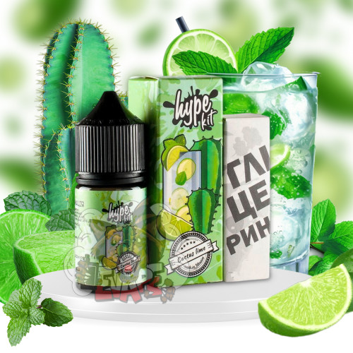 Hype New Salt - Cactus Lime [ Набір 25 / 50 mg, 30 ml ]    для Vape, 350 грн.