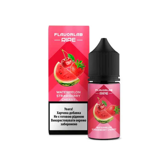 FlavorLab Ripe - Watermelon Strawberry Cherry [ Набір 25 / 50 mg, 30 ml ] для Vape, 350 грн.