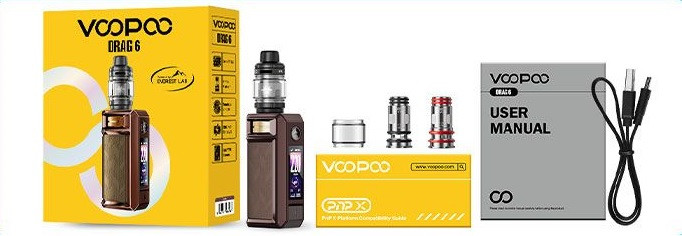 Купить Voopoo Drag 6 220W Mod Kit электронная сигарета, цена 3 199 грн., в Днепре, Киеве
