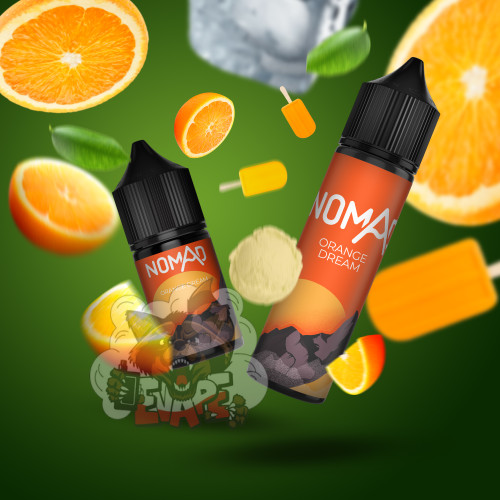 NOMAD Organic - Orange Dream [ Набір 0 / 3 mg, 60 ml ] для Vape, 250 грн.