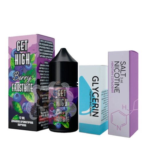 Get High Salt - Berry Frostbite [ Набір, 50 mg, 30 ml ] для Vape, 400 грн.