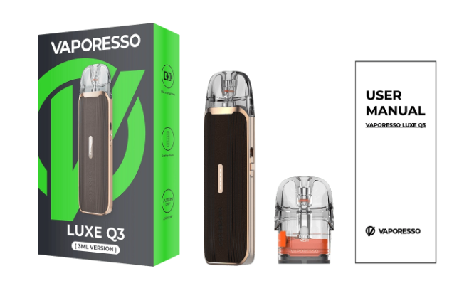 Купить Vaporesso LUXE Q3 1450 mAh Pod Kit электронная сигарета, цена 985 грн., в Днепре, Киеве