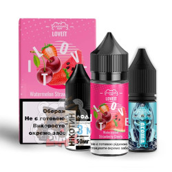FlavorLab LOVE IT - Watermelon Strawberry Cherry [ Набір 50 mg, 30 ml ]