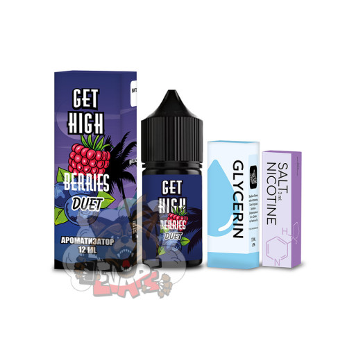 Get High Salt - Berries Duet [ Набір, 50 mg, 30 ml ] для Vape, 400 грн.