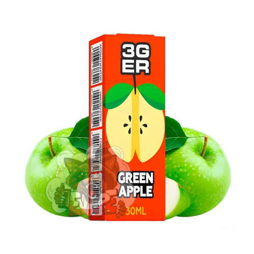 3GER Salt - Green Apple [ Набор, 30 / 50 mg, 30 ml ]  для Vape, 350 грн.