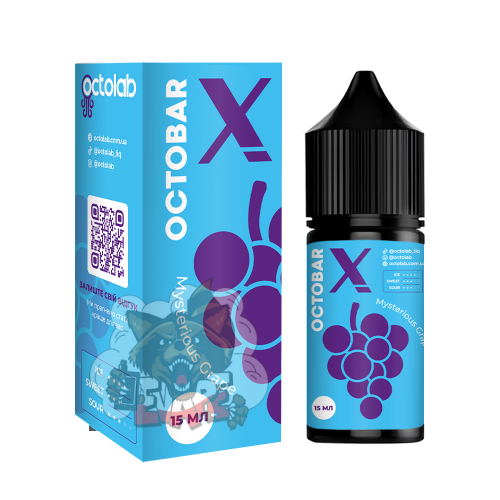 OCTOBAR X - Mysterious Grape [ Набір 50 mg, 30 ml ] для Vape, 319 грн.