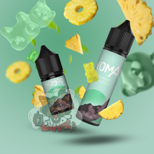 NOMAD Organic - Gummy Grizzly [ Набір 0 / 3 mg, 60 ml ]  для Vape, 175 грн.