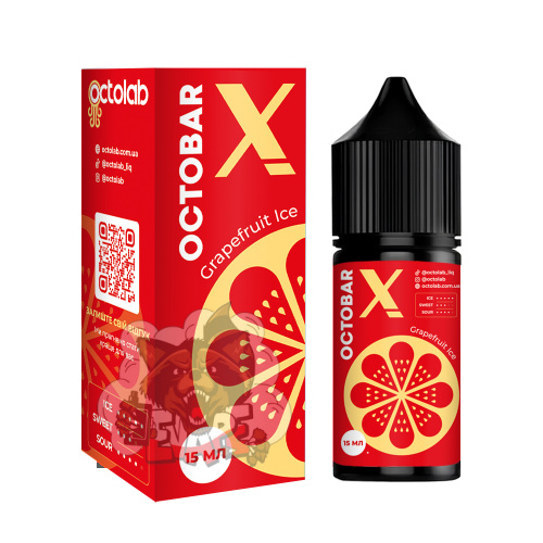 OCTOBAR X - Grapefruit Ice [ Набір 50 mg, 30 ml ] для Vape, 319 грн.