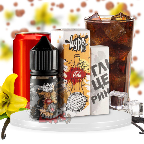 Hype Salt - Cola Vanilla [ Набір 25 / 50 mg, 30 ml ] для Vape, 350 грн.