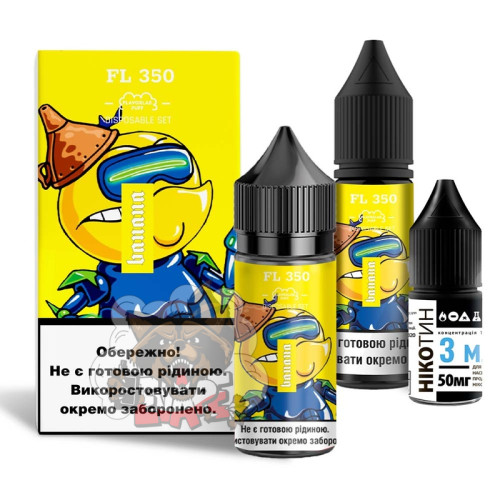 FlavorLab FL350 - Banana Ice [ Набір 50 mg, 30 ml ]  для Vape, 320 грн.