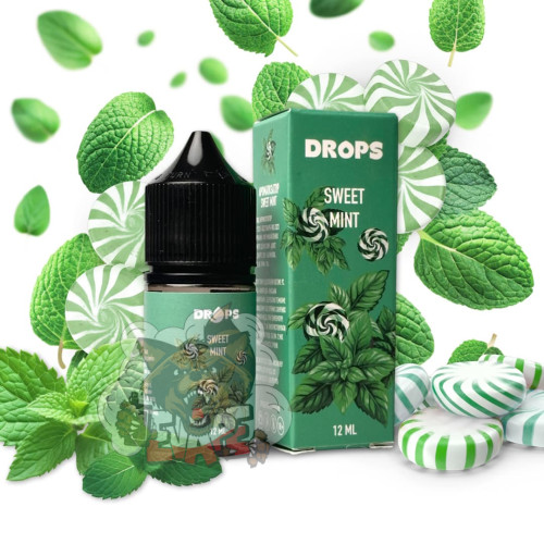 Hype Drops - Sweet Mint [ Набір 25 / 50 mg, 30 ml ] для Vape, 320 грн.
