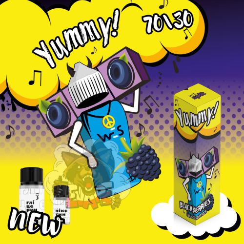 WES Split Organic - Blackberries Blueberries [ Набір 0 / 6 mg, 60 ml ]  для Vape, 290 грн.