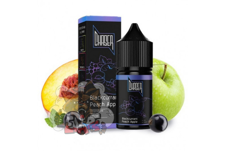 CHASER Black - Blackcurrant Peach Apple [ Набор 50 / 65 mg, 30 ml ] для Vape, 350 грн.