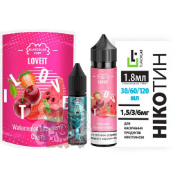 FlavorLab LOVE IT Organic - Watermelon Strawberry Cherry [ Набір 0 / 3 mg, 60 ml ]