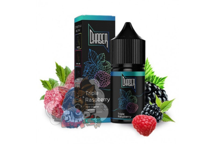 CHASER Black - Triple Raspberry [ Набор 50 / 65 mg, 30 ml ] для Vape, 350 грн.