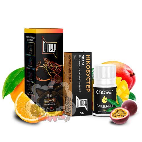 CHASER Black - Bali [ Набор 50 mg, 30 ml ] для Vape, 350 грн.
