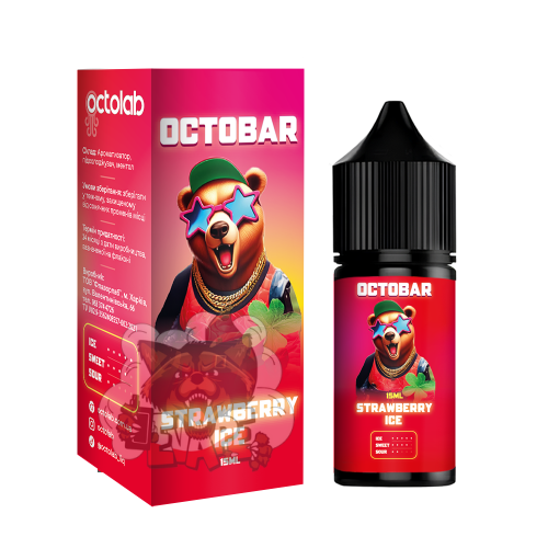 OCTOBAR NFT - Strawberry Ice [ Набір 50 mg, 30 ml ] — фото 1