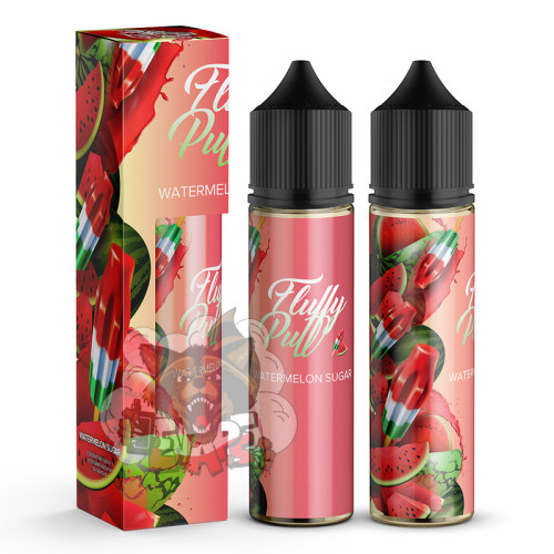 Fluffy Puff Organic - Watermelon Sugar [ Набір 0 / 3 mg, 60 ml ]  для Vape, 189 грн.