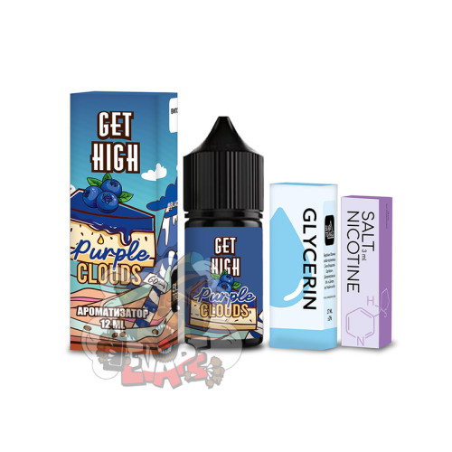 Get High Salt - Purple Clouds [ Набір, 50 mg, 30 ml ] для Vape, 400 грн.