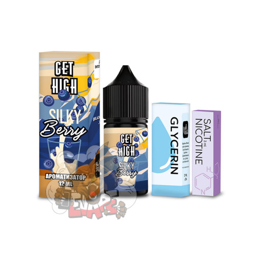 Get High Salt - Silky Berry [ Набір, 50 mg, 30 ml ] для Vape, 400 грн.