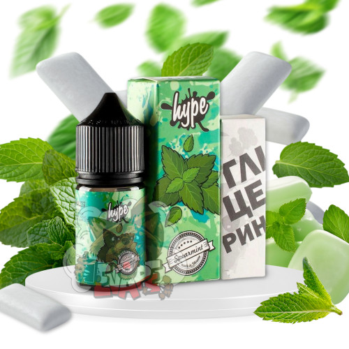 Hype New Salt - Spearmint [ Набір 25 / 50 mg, 30 ml ] для Vape, 350 грн.