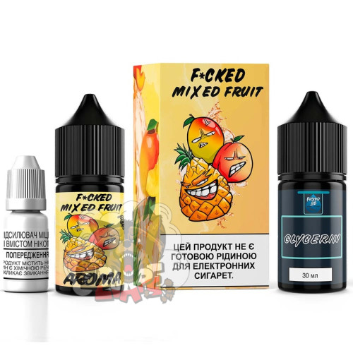 FUCKED Mix Salt - Mixed Fruit [ Набір 25 / 50 mg, 30 ml ] для Vape, 270 грн.