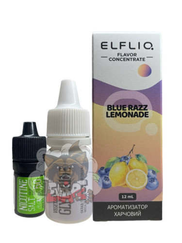 ELFLIQ - Blue Razz Lemonade [ Набір 50 mg, 30 ml ] для Vape, 400 грн.