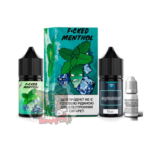FUCKED Salt - Menthol [ Набір 25 / 50 mg, 30 ml ]   для Vape, 270 грн.