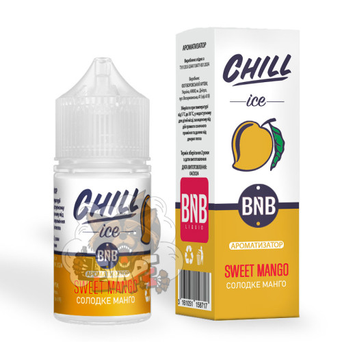 BnB Liquid Chill Salt - Sweet Mango [ Набір 30 / 50 mg, 30 ml ] для Vape, 240 грн.