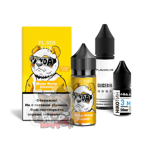 FlavorLab FL350 LUX - Mango Orange Lemonade [ Набір 50 mg, 30 ml ]  для Vape, 380 грн.