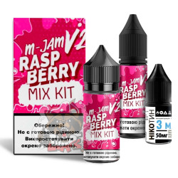 FlavorLab M-JAM V2 - Raspberry [ Набір 50 mg, 30 ml ]