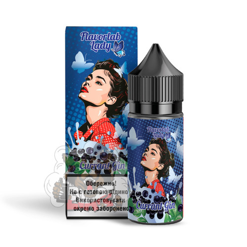 FlavorLab Lady - Currant Gin [ Набір 50 mg, 30 ml ]    для Vape, 350 грн.