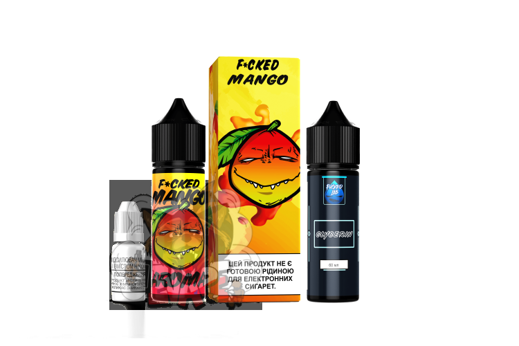 FUCKED Organic - Mango [ Набір 0 / 3 mg, 60 ml ] для Vape, 270 грн.