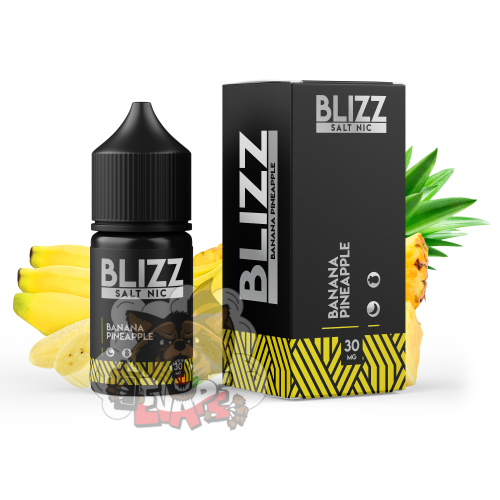 BLIZZ Salt - Banana Pineapple [ Набор 25 / 50 mg, 30 ml ]   для Vape, 300 грн.