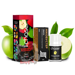 CHASER LUX - Sour Apple [ Набор 50 / 65 mg, 30 ml ]